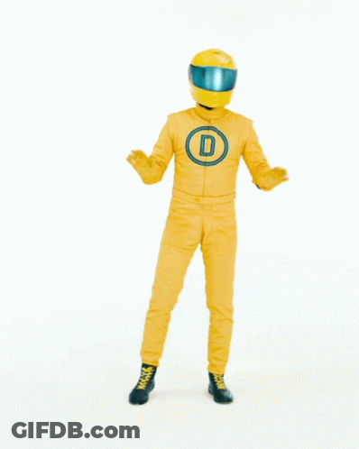 Man In Yellow Suit Saying Stay Cool GIF