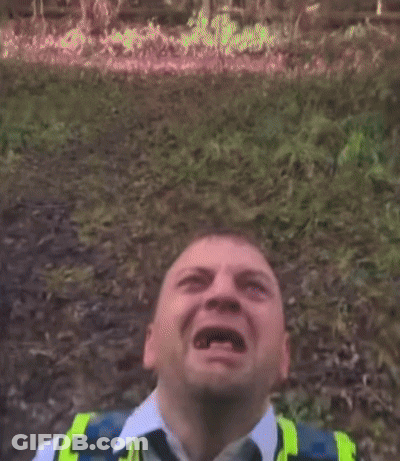 Man In Yellow Vest And Tie Yelling GIF