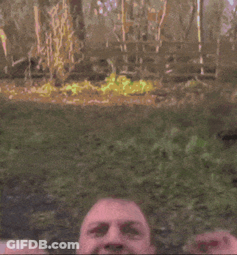 Man In Yellow Vest Screaming GIF