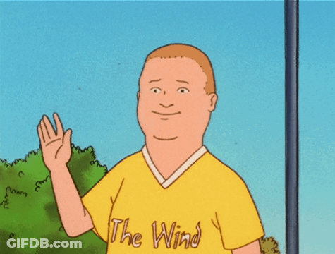 Man In Yellow Wind Shirt GIF