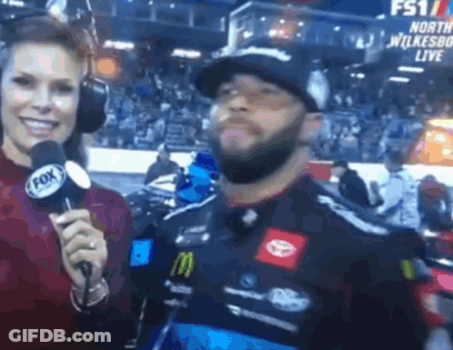 Man Interviewed By Fox News Reporter GIF