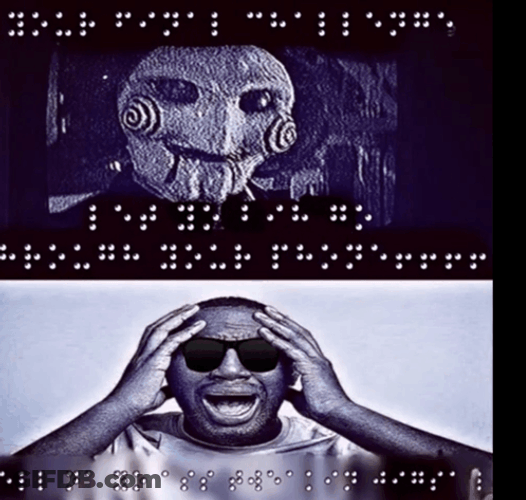 Man Is Shocked With Jigsaw GIF