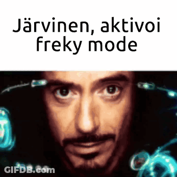 Man Jarvinen Aktivoi Freky Mode GIF
