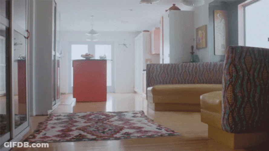 Man Jump Out Window Huge Leap GIF