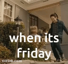 Man Jumping Down Stairs Friday GIF