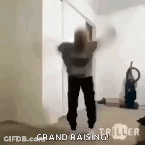 Man Jumping Grand Raising GIF