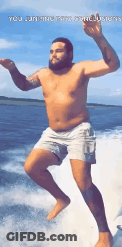 Man Jumping Into Water From Boat GIF