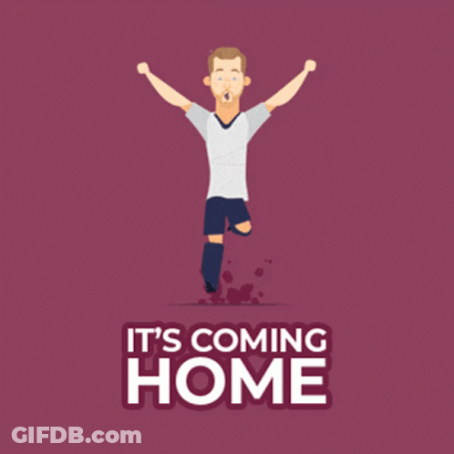 Man Jumping It's Coming Home GIF