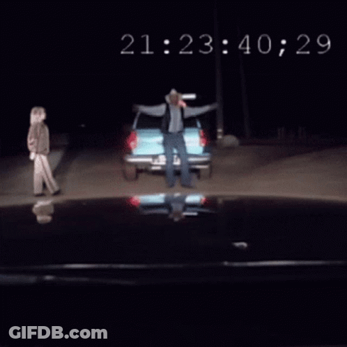 Man Jumping Out Of Truck 21:23 GIF