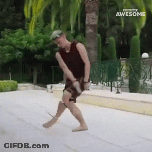 Man Jumping Skipping Rope GIF