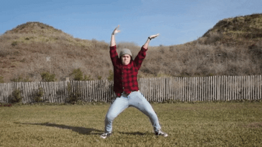 Man Just Kidding Wave Dance GIF