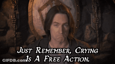 Man Just Remember Crying Is A Free Action GIF