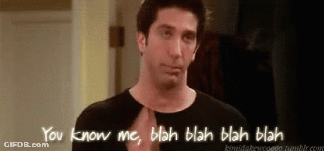 Man Keeps Talking Blabbering GIF