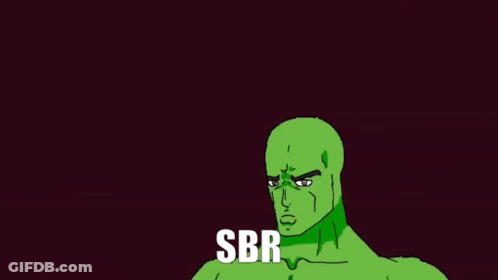 Man Kicking Another Man Saying Sbr GIF