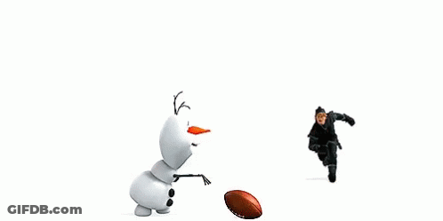 Man Kicking Rugby Ball With Slotted GIF