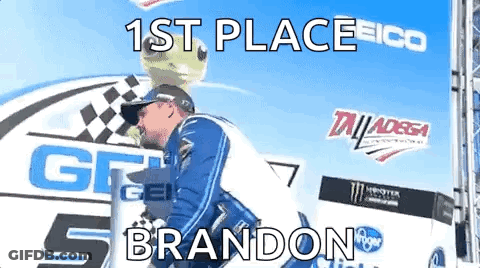 Man Kissing Trophy At Race Track GIF