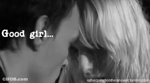 Man Kissing Woman Good Girl GIF