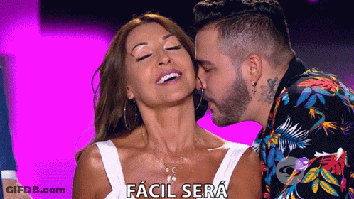 Man Kissing Woman On Cheek Facil Sera GIF