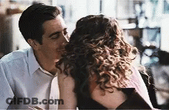 Man Kissing Woman On Forehead GIF