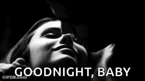 Man Kissing Woman On Forehead Goodnight GIF
