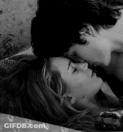 Man Kissing Woman On Forehead GIF