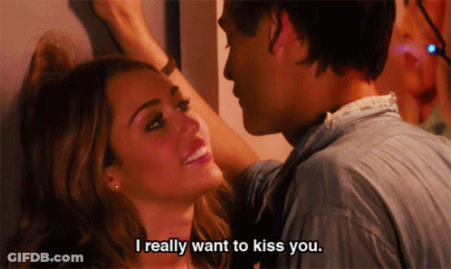 Man Kissing Woman Saying I Really Want To Kiss You GIF
