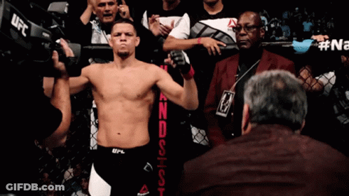 Man Kneeling In Boxing Ring GIF