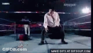 Man Kneeling In Wrestling Ring Make GIFs At Gifsoup GIF