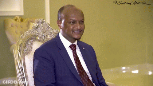 Man Kneeling Next To Baby With Man Face Picture GIF