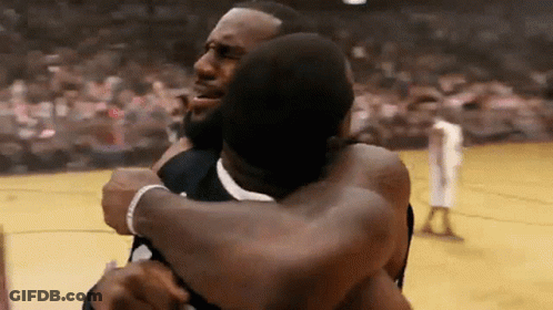 Man Kneeling On Basketball Court GIF
