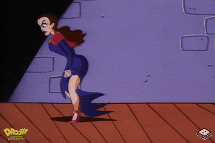 Man Kneeling Woman Swerve Walking GIF