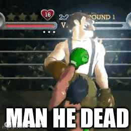 Man Knocked Out In Boxing Game Saying Man He Dead GIF