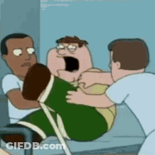 Man Laughing And Covering Ears Looking In Mirror GIF
