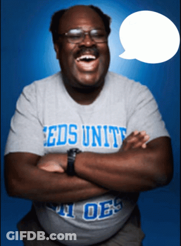 Man Laughing Arms Crossed Seeds Unite Shirt GIF