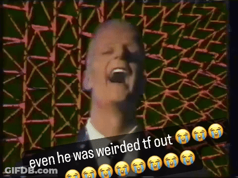 Man Laughing Even He Was Weirded Tf Out GIF
