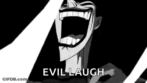 Man Laughing Evil Laugh GIF