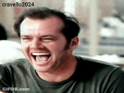 Man Laughing Hashtag Cravello2024 GIF