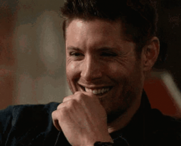 Man Laughing Jensen Ackles GIF