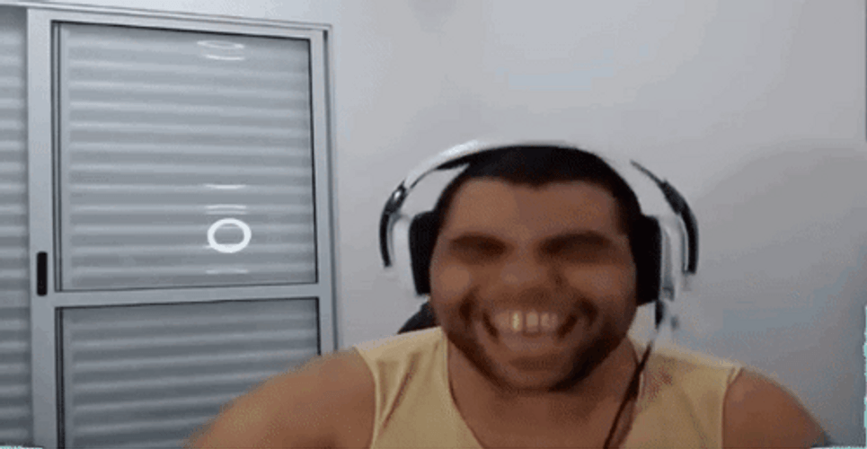 Man Laughing Out Loud GIF