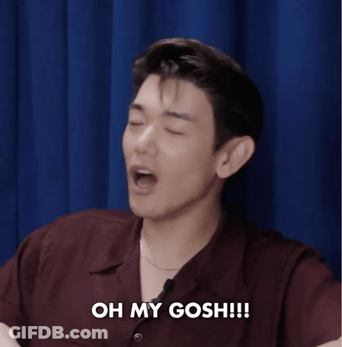 Man Laughing Saying Oh My Gosh GIF