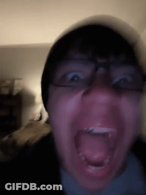 Man Laughing Screaming Meme GIF
