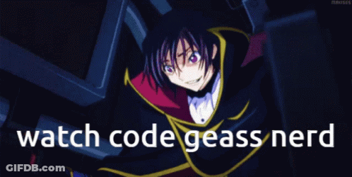 Man Laughing Watch Code Geass Nerd GIF