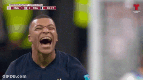 Man Laughing Watching Soccer Game Score 2 To 1 GIF