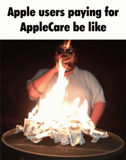 Man Laughing While Burning Money GIF