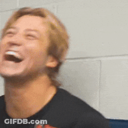 Man Laughing Wide Open GIF