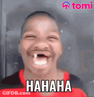 Man Laughing With Hahaha GIF