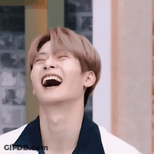 Man Laughing With Mouth Open GIF