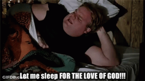 Man Laying Bed Let Me Sleep GIF