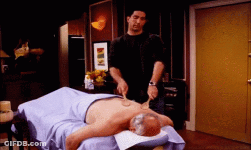 Man Laying Bed Woman Holding Head This Would Hurt GIF