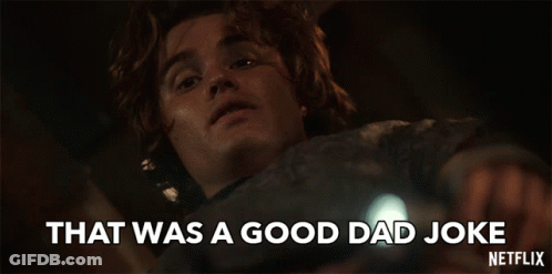 Man Laying Down That Was A Good Dad Joke GIF